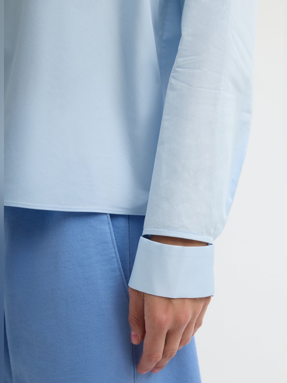 Tibi Eco Poplin Funnel Neck Dolman Top - size S - Picture 4 of 10